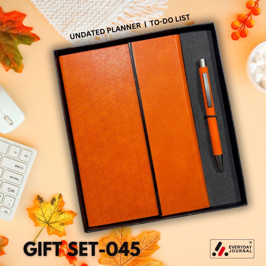 Undated Planner With Pen | Gift set 45