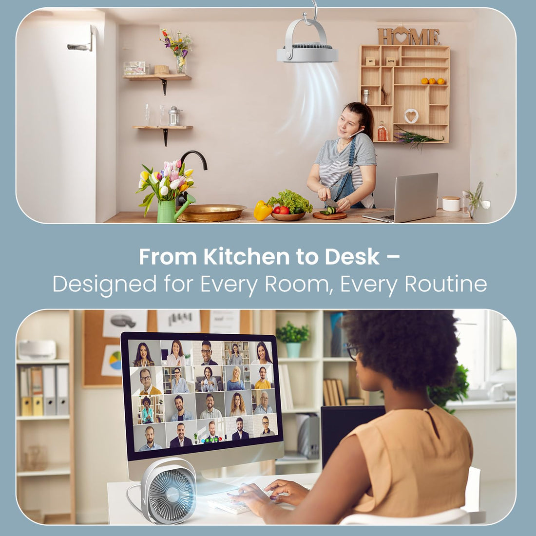 Portronics | CoolCube Portable Desktop Fan