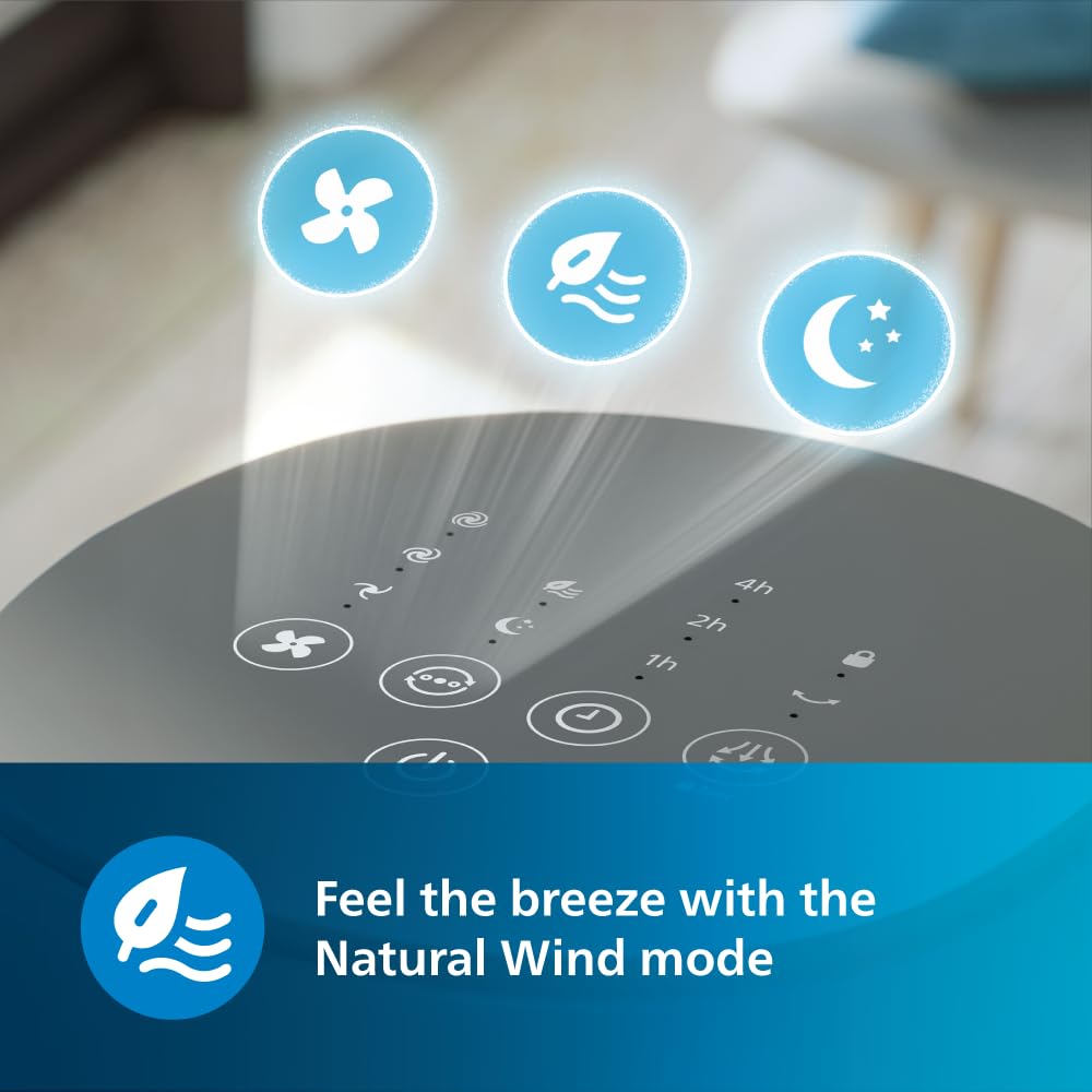 PHILIPS CX 5535/11 High Performance Bladeless Technology Tower Fan