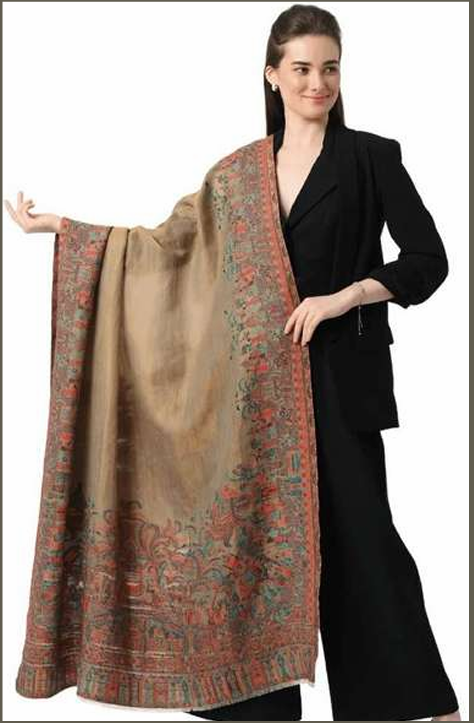 Traditionz Luxury Woollen Kaani Shawl