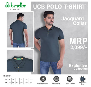 UCB Polo Charcoal Gray T-Shirt