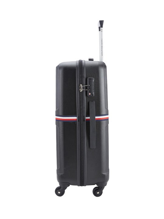 Tommy Hilfiger | Solid 360 Degree Rotation 4 Wheels Medium Hard Trolley Suitcase