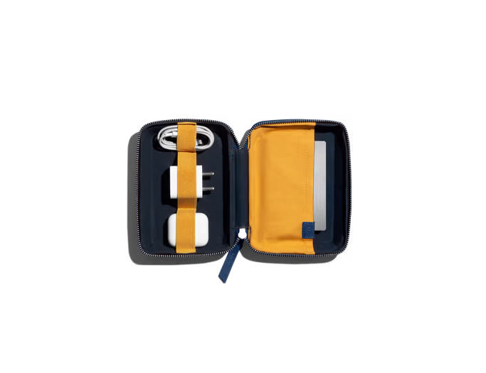 Marshal Mini Tech Kit Organiser - Leatherite - Blue