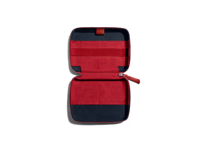 Marshal Tech Kit Organiser - Leatherite - Red