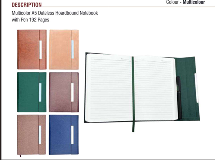 Vegan Leather A5 Notebook