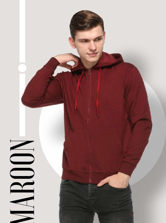 Zipper Sweatshirt With Hood