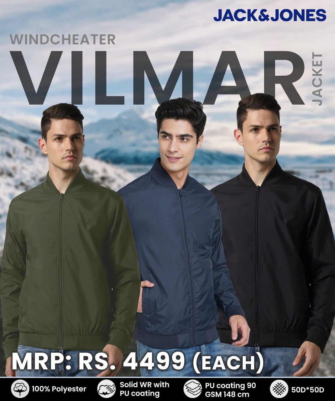 Jack n Jones Vilmar Windcheater Jacket